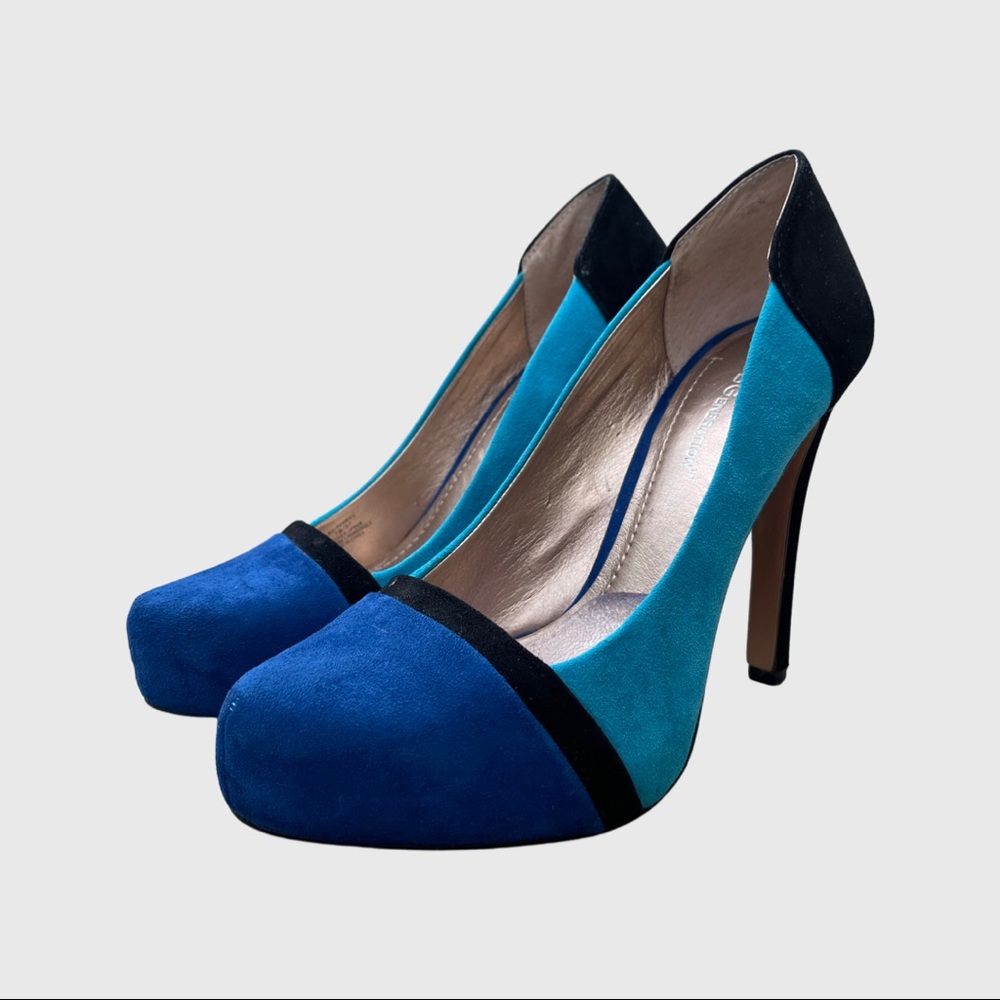 BCBGeneration Perries Jewel Tone Suede Pumps